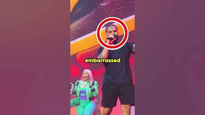 Drake Was EMBARRASSED During His Show..!