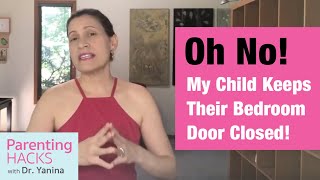 Should I Be Ok With My Tween Or Teen Keeping Their Bedroom Door Closed Or Locked?