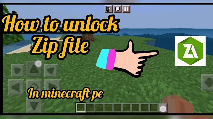 how to unlock zip file in minecraft pe #RobotGaming5432 #minecraft #mcpe #zarchiver