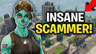 Insane Scammer Loses Rich Inventory (Scammer Gets Scammed) Fortnite Save The World