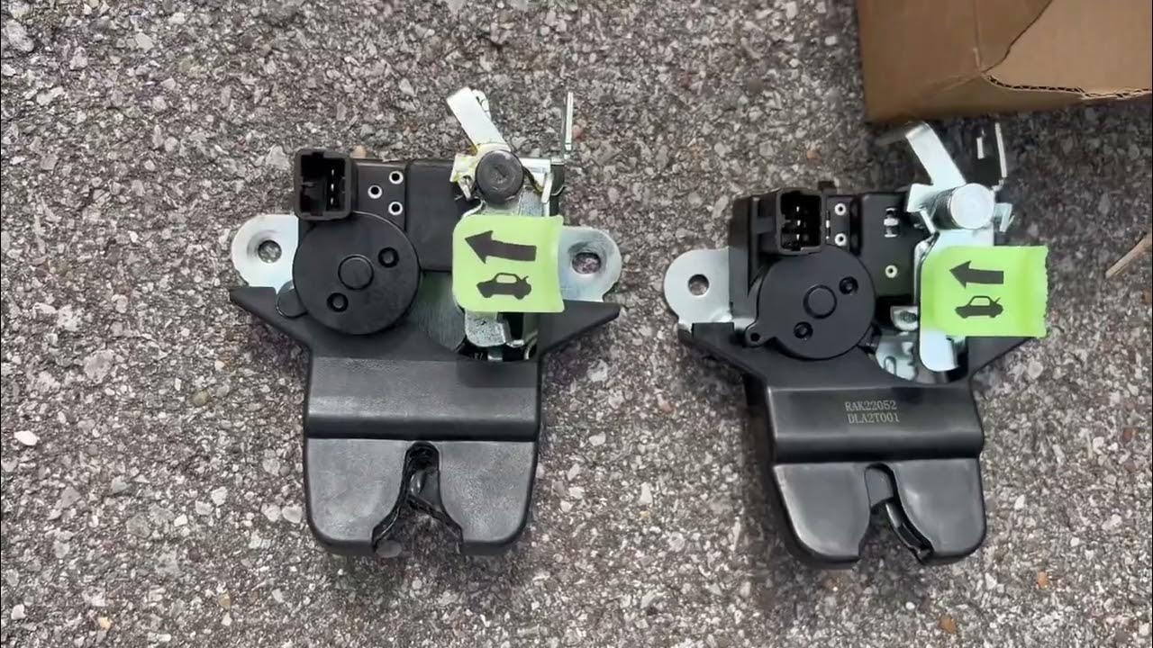 2013 Kia Optima trunk latch repair - YouTube