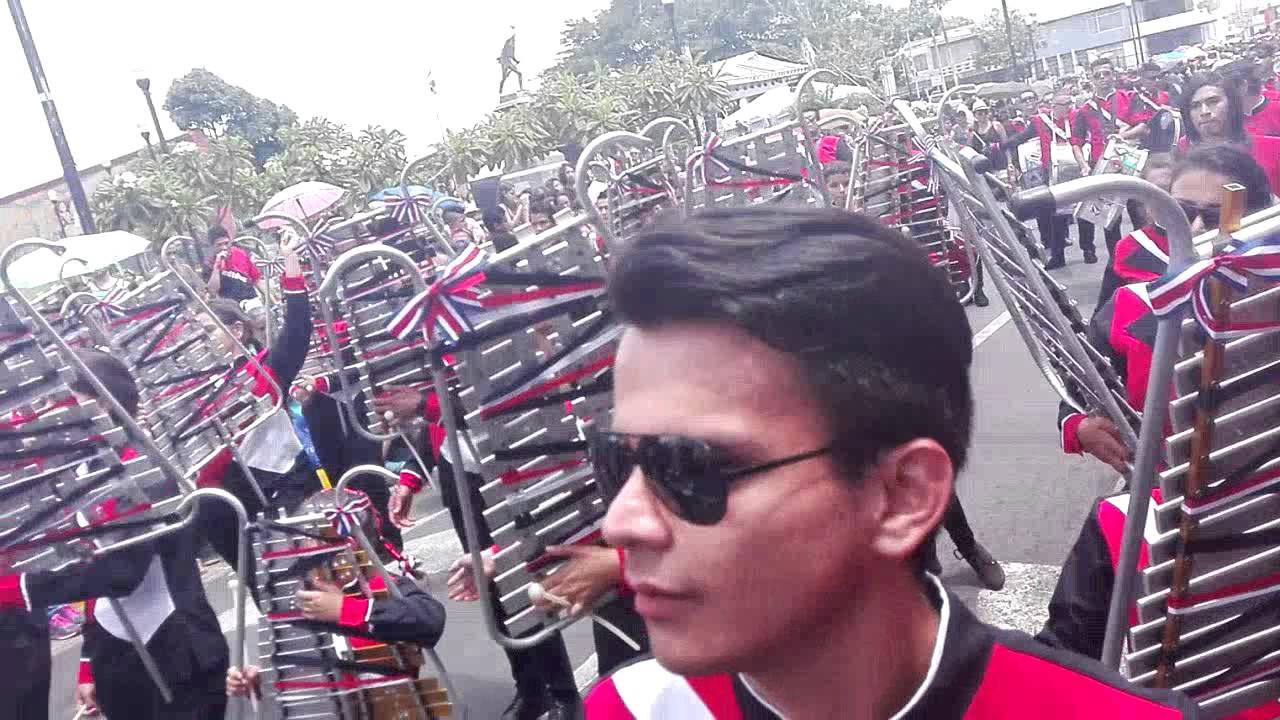 Banda Rítmica Alajuelense,Alajuela 15/9/2015