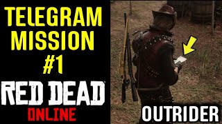 NEW Telegram Mission Outrider Full Guide In Red Dead Online