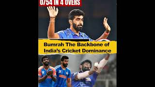 Bumrah The Backbone of India’s Cricket Dominance