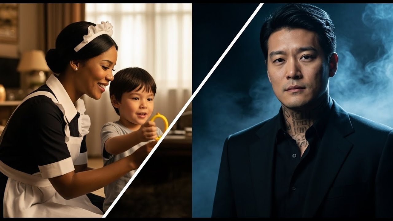 “Marry Me,” Little Boy Says… Black Maid Accepted, Unaware His Dad Is Korean Mafia Boss