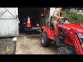 Two broken tractors