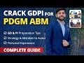 👉 Crack GDPI in First Attempt 🔥 | PDGM ABM Interview Tips #vamnicom #agribusinessmanagement #niam