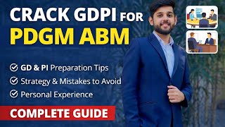 👉 Crack GDPI in First Attempt 🔥 | PDGM ABM Interview Tips #vamnicom  #agribusinessmanagement #niam 