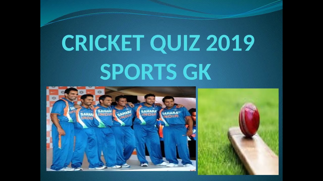 cricket quiz/ sports quiz YouTube