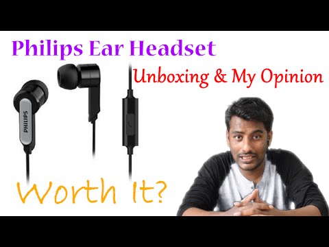 Philips SHE1405 Wired Headset - Unboxing & Review | Chetan Technical