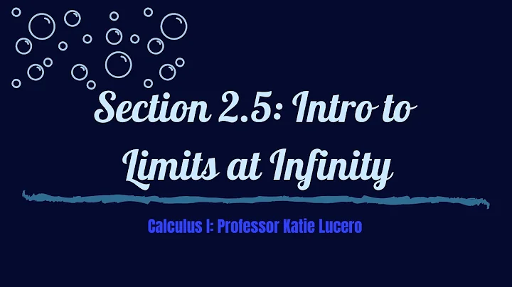 2_5 Limits at Infinity and Horizontal Asymptote Intro