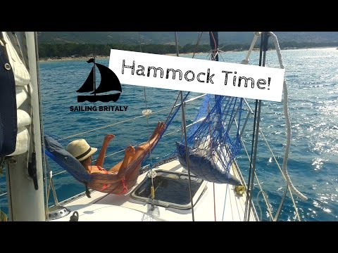 How to Fit a Hammock (or two) on a Small Sailboat | ⛵ Sailing Britaly ⛵