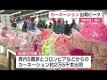 母の日に向けカーネーションの出荷ピーク「すばらしい出来」【佐賀県】 (22/05/02 11:40)