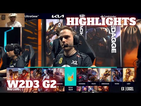 MAD vs XL - Highlights (ESS Reacts) | Week 2 Day 3 LEC Summer 2023 | Mad Lions vs Excel W2D3