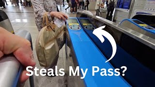 Lady tries to STEAL my JR pass in Osaka Japan