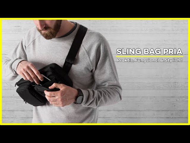 10 SLING BAG TERBAIK BUAT PRIA  Tas Selempang Praktis, Fungsional &  Stylish! 