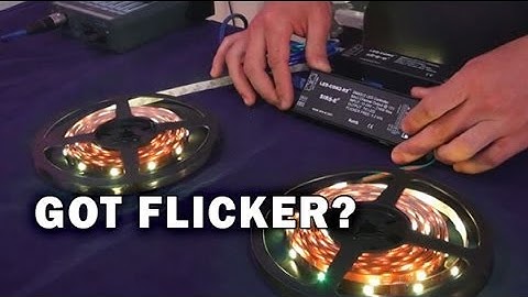 LED Flickering In Video Recording SIRS-E