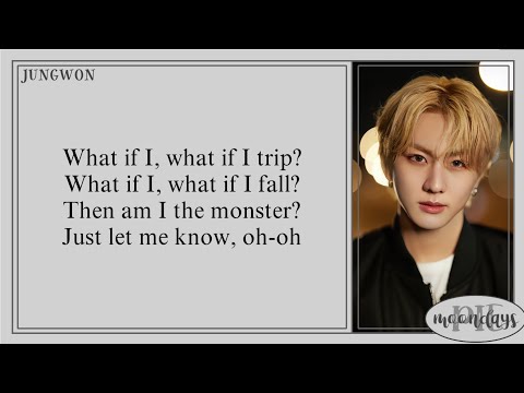 JUNGWON 정원 From ENHYPEN 엔하이픈 Monster Cover Lyrics 