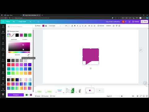 How to Fill a Shape with Color on Canva?