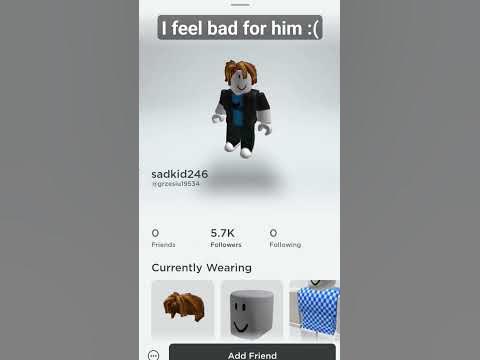 i feel bad for him :( (sadkid246) #shorts #sadkid246 #roblox #sad - YouTube