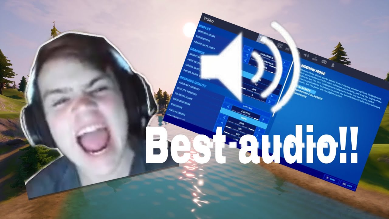 The Best Audio Settings For Fortnite(PC)!! YouTube