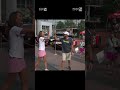 NASCAR driver Ross Chastain smashes watermelon with Shannon Ehrhardt