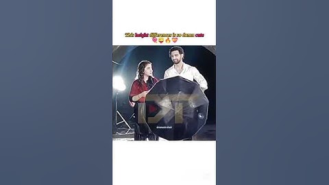 This height difference is so damn cute 🤍❤️🔥||#meemsemohabbat #ahadrazamir #dananeermubeen