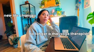 Famous New life changes! will I quit massage therapy? new career path? & create a vision board with me! Profile