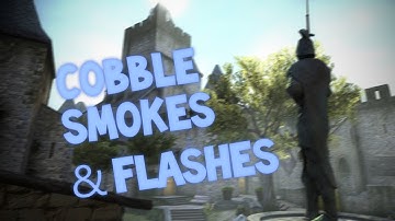 Cobblestone smokes and flashes! | CSGO