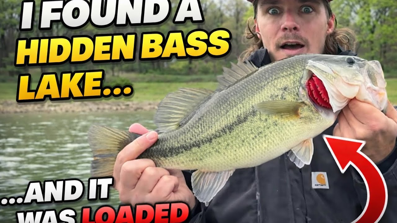 Pre Spawn Bass Fishing A Hidden Lake In Kansas