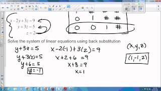 3 4 Multivariable Systems Gaussian Elimination
