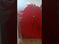 Огненная лошадь (смешанная техника)