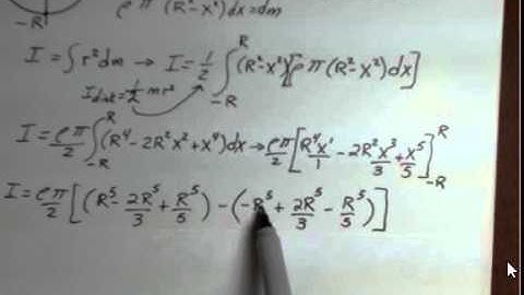 Derivation of Rotational Inertia Formula for Sphere