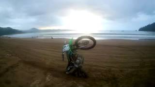 Sunrise di pantai Gemah JLS tulungagung