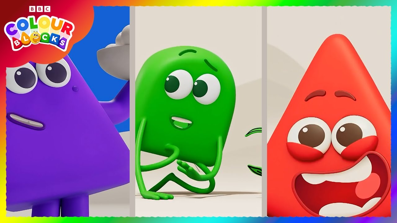 The Colourblocks Shorts Compilation | Kids Learn Colours | Colourblocks ...