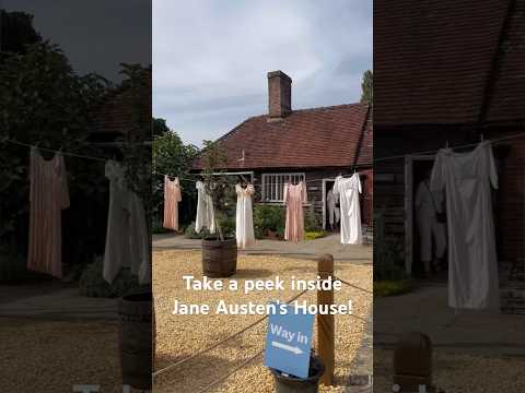 Visit Jane Austen’s House in England #shortsclip #england #janeausten #literature #british #author