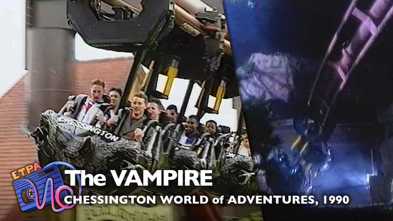 The Vampire, Chessington — 1990 Promo Footage (Original Trains) - YouTube