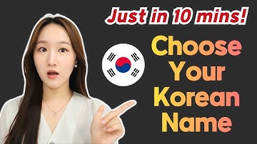 How to Make Your Korean Name? How to Pronounce/Choose Korean names?🇰🇷 | Learn Korean for Beginners