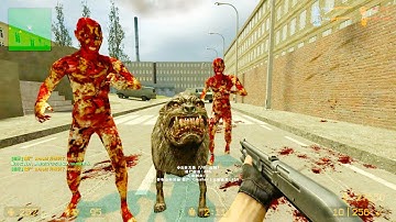 Counter Strike Source - Zombie Mod Online Gameplay on zr_arena Map