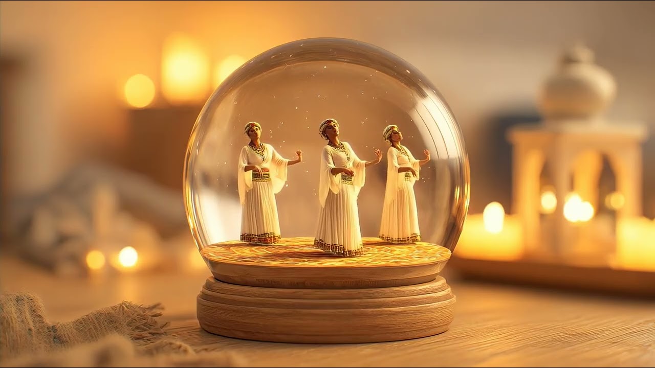 헤리티지 스노우글로브: 에티오피아 전통 무용 — 촛불의 평온 | 1시간 수면 음악