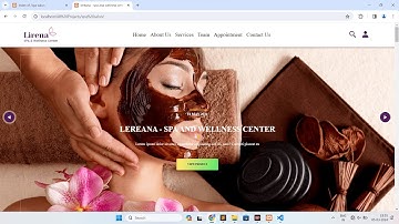 Creating a Spa salon Shop Website: HTML, CSS, JS, PHP & MySQL Part 2