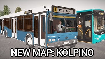Колпино новая карта в Proton Bus Simulator