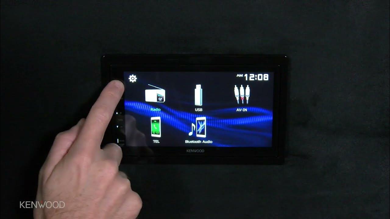 KENWOOD DMX129BT Fast Startup Demo - Digital Multimedia Receiver - YouTube