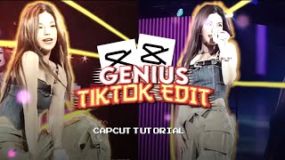 Gegegenius Genius Edit  Capcut Tutorial
