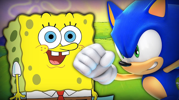 SpongeBob is Meeting Sonic the Hedgehog
