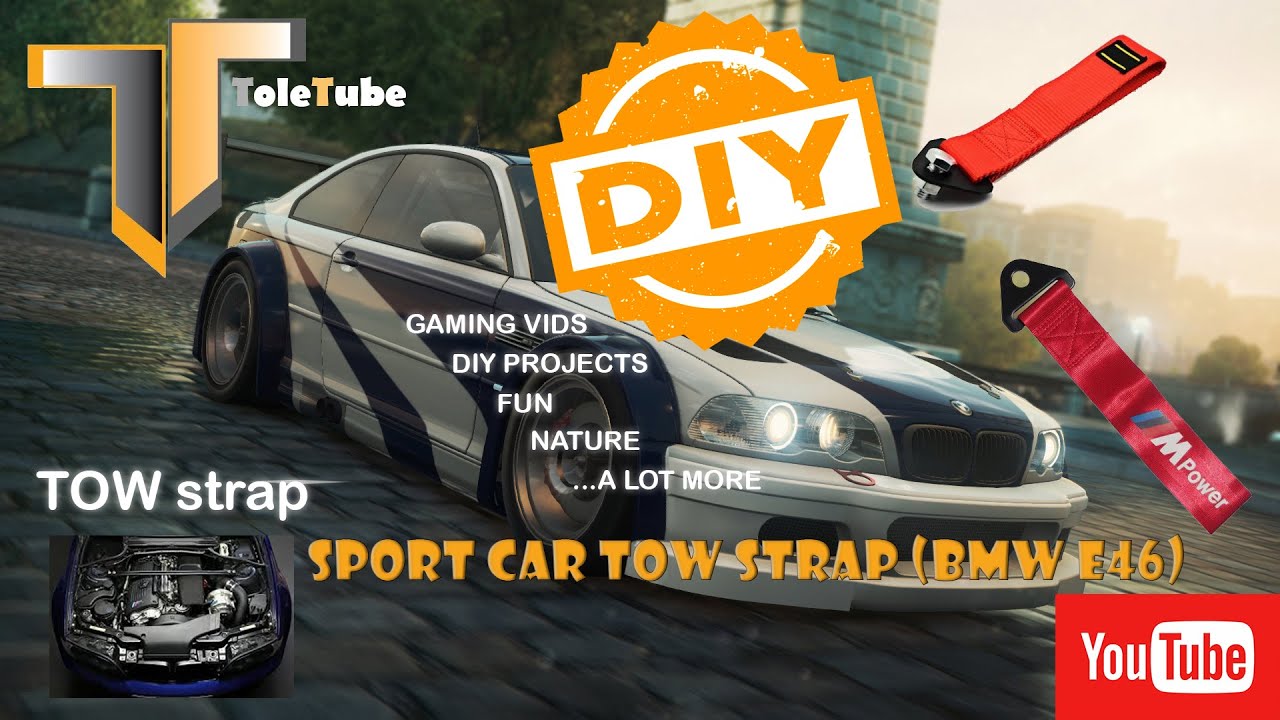 Race Tow Strap - make your own like a PRO | DIY MADE!!! | BMW