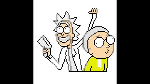 Rick & Morty Pixel art