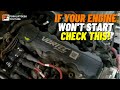 If your engine won't start and backfires, check this first