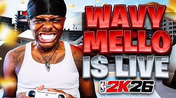 🟧⚡WAVY MELLO IS LIVE⚡🟧NBA 2K26 LIVE! #1 RANKED GUARD!🟧BEST BUILD + JUMPSHOT!🟧BEST SIGS ON NBA 2K26!