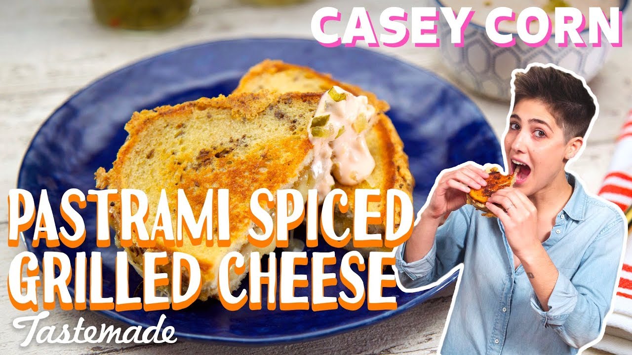 Pastrami-Spiced Grilled Cheese I Casey Corn | Tastemade